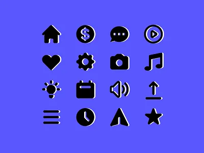 Daily UI 055 - Icon Set dailyui dailyuichallenge design framer icon set icons ui ux