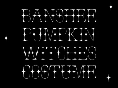 Spook City!! font free freebie freebies halloween high contrast lettering serif spooky thorn type type design typography