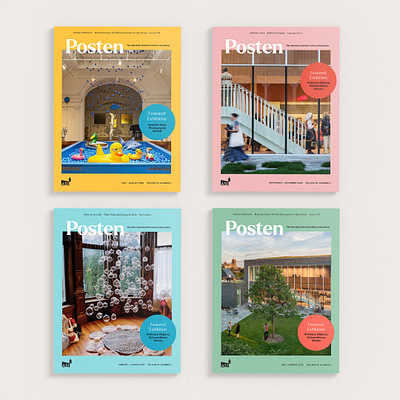 Posten Magazine Series design graphic design minneapolis museum print typography