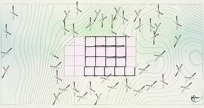 sketch forest a architecture design illustration