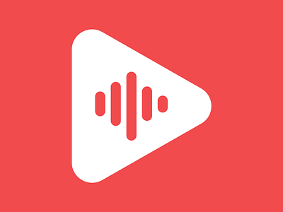 Audio Play Button branding design logo ui vector