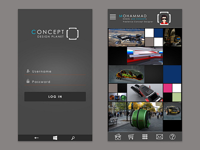 Windows Phone App Design adobe illustrator adobe photoshop design graphic design mgconcepts mohammad ghezel mox ui uiux ux