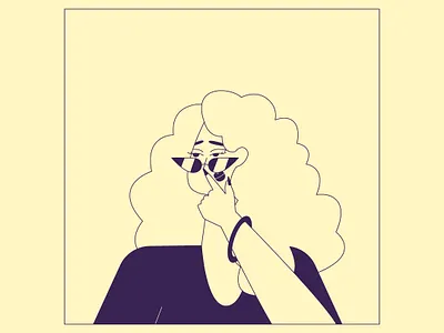 I don’t care 😒 2d art 2d character adobe illustrator behance character character design character illustration design dribbble flat character flat character design flat design flat illustration freelance illustrator illustration illustrator procreate vector vector character woman character