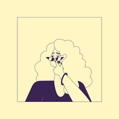 I don’t care 😒 2d art 2d character adobe illustrator behance character character design character illustration design dribbble flat character flat character design flat design flat illustration freelance illustrator illustration illustrator procreate vector vector character woman character