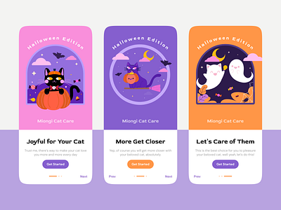 Onboarding Miongi Apps • Halloween Edition🎃 android app design app app design branding design halloween ios app design minimal mobile mobile design mobile ui onboarding onboarding screen screen splash screen ui ux