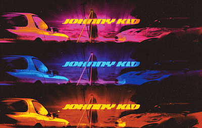 Johnny Kid SoundCloud Banners banner banner design branding cars graphic design social media art social media design typography visual art visual design