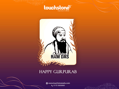 Happy Gurpurab branding design illustration it company logo typography ui ux vector website