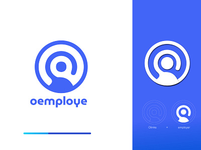 O Employer Logo design and man icon design 2022logo brandlogo employer employer attness logo freelogo letter logo logopng man manicon minimalistlogo oletterlogo ologo vectorlogo