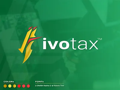Ivo Tax - Logo & App Icon design for a Tax Application Soft. app icon branding branding logo conceptual logo creative logo design foysalafi graphic design logo logo design logo designer logo inspirations logo mark logotype minimal minimalist logo modern logo tax tax consulting logo tax logo