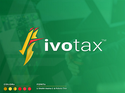 Ivo Tax - Logo & App Icon design for a Tax Application Soft. app icon branding branding logo conceptual logo creative logo design foysalafi graphic design logo logo design logo designer logo inspirations logo mark logotype minimal minimalist logo modern logo tax tax consulting logo tax logo