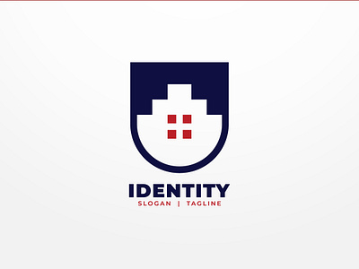 Property Defence branding defend design house logo property security vector