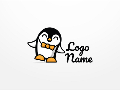 Cute Penguin animal branding cute design illustration logo penguin vector