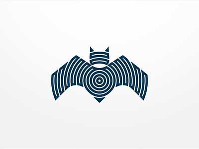 Letter M Bat animal bat branding design logo vector