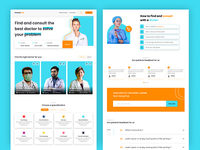 Medical Landing Page landing page medical uidesign uiux web design
