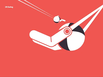 29 Swing after affects animation character animation character rig duik humor humour illustration loop motion animation motion design motion graphics rig rigged rigging swing