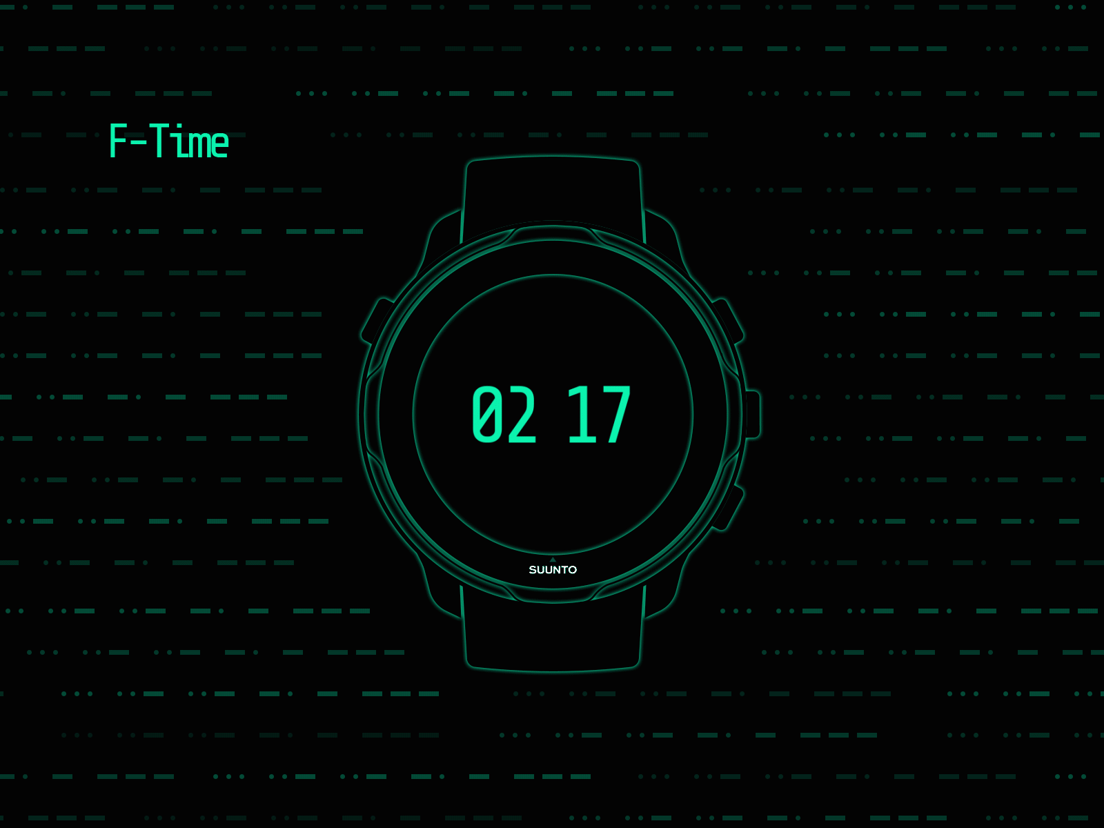 SUUNTO UI Concept Design animation green ui watch