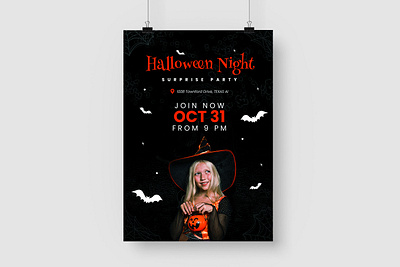 Halloween Night - Flyer Design branding design flyer design graphic design marketing print social media typography