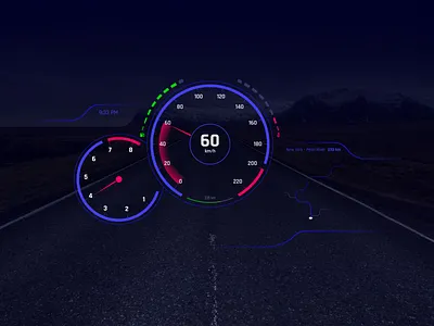 Car Interface app car car interface dashboard design interface metrics monitoring stats ui ux web design webdesign website website design