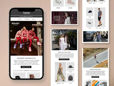 S'portofino Newsletter Design e commerce email fashion graphic design mailling marketing newsletter sport