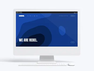 Rebel Agency Site agency site design ui web design website