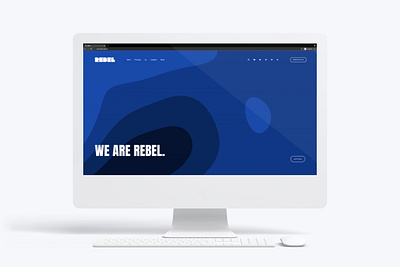 Rebel Agency Site agency site design ui web design website