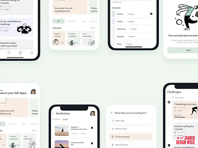 SafeSpace app medidation safe ui