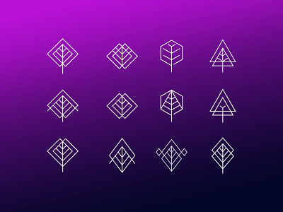 Leaf Collection. blue brand brand design brand guide branding geometric green icon identity leaf leaf logo line art logo logo design logodesign logos logotype modern popular simple