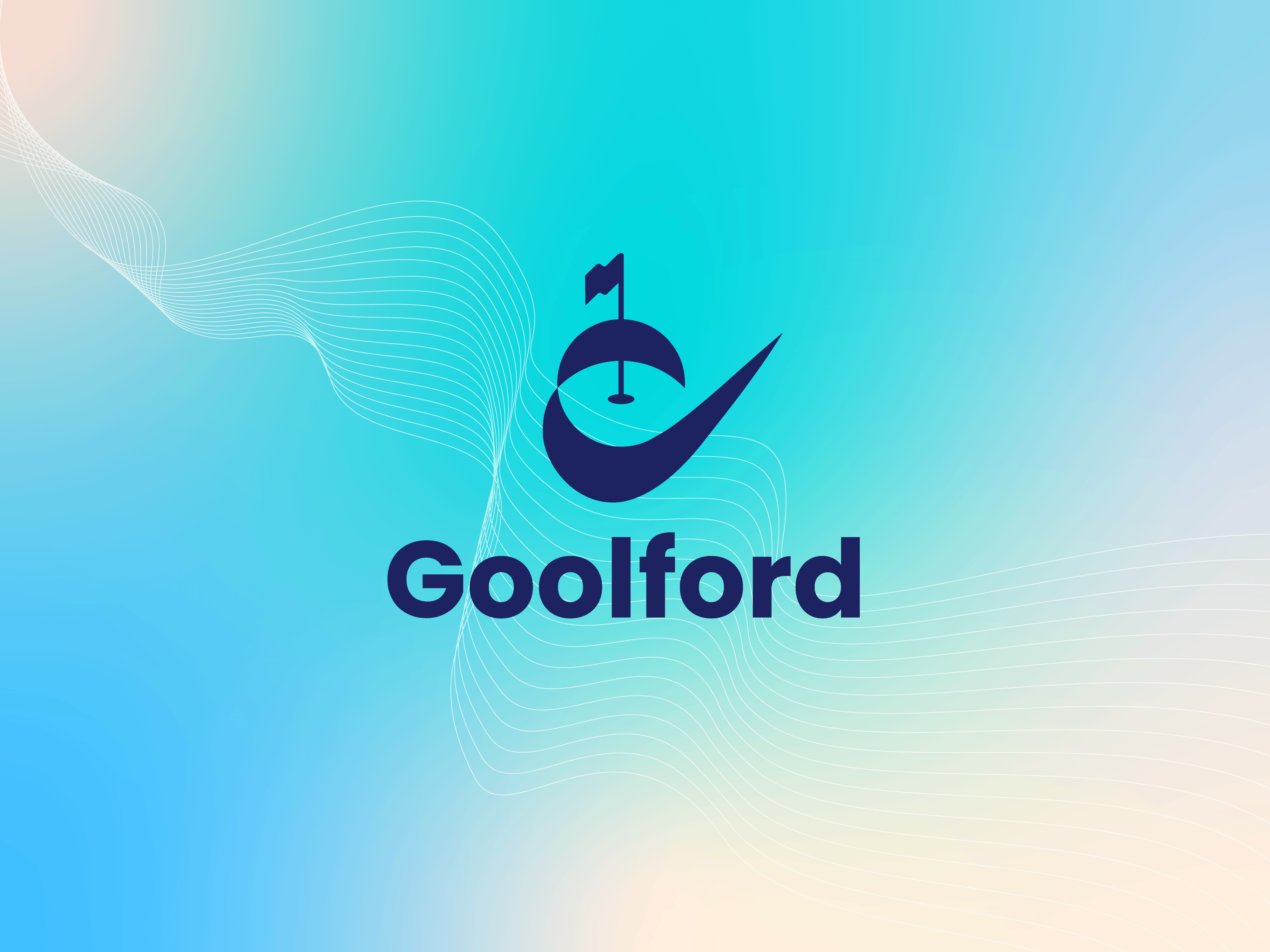 goolford brand icon branding branding design business icon design design art golf golf club golf logo graphic design illustration letter mark logo logo mark logo type minimal logo outdoor sports sports logo ui vector art