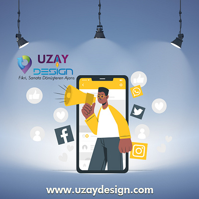 Uzay Design En iyisini sunmak için var gücüyle çalışıyor... design grafiktasarım graphicdesign illustration kurumsalkimlik logo reklamajansı sosyalmedya webdesign webtasarım