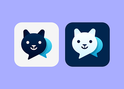 Pet Talk App Icon Design app ui branding design flat ui design illustration logo sample app ui ui ui design vector