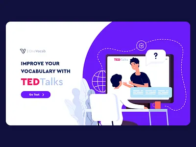 OneVocab Web Site/Tablet App Desgin app ui branding design flat ui design illustration logo sample app ui ui ui design vector