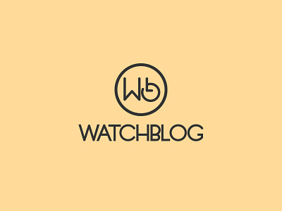 Watchblog Logo adobe ilustrator brand brand designer brand identity brand logo branding business logo corporate logo design graphic design illustration logo logo designer logo maker modern logo typography vector watch logo