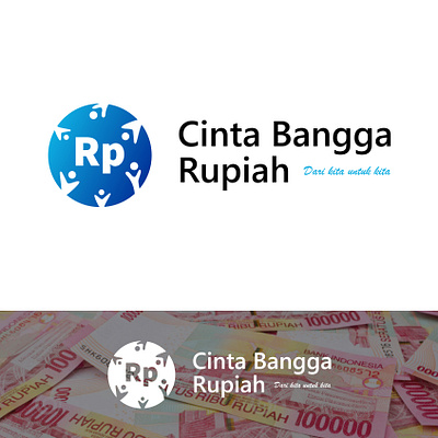 Cinta Bangga Paham Rupiah Logo Design branding corporate graphic design illustration logo logo design vector