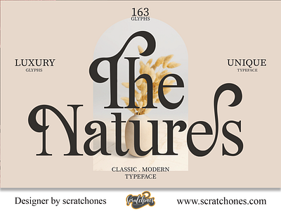 The Nature | Serif Font Creative branding brush font calligraphy dafont design download font free font hand writing handwriting handwritten illustration logo romantic font scratchones scratchones.com script vector wedding font