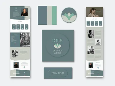Lotus Lactation Branding Project - Mood Board/Design Inspiration animation effects brand board branding custom design custom graphic design custom logo design inspiration digital marketing divi graphic design logo design mood board neumorphic neumorphism scrolling animation soft ui web design wordpress