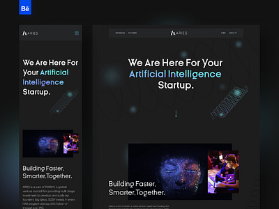 Aries Web UX/UI Case-Study ai clean design crypto dark ui homepage kit design landing page nft product page research saas ui software service startup tech ui ui ui kit user interface ux web web design