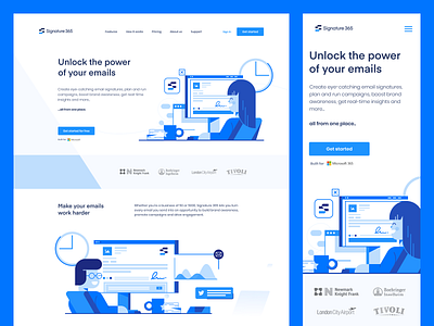 Signature 365 app blockchain blue branding clean crypto design flat icon illustration layout minimal minimalistic mobile typography ui ux web website