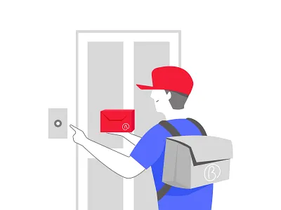 Your Food, Your Delivery branding charecter design delivery food illustration vector