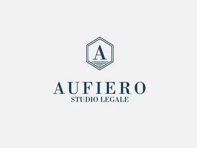 AUFIERO branding design logo vector