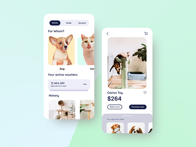 Find What You Need for Your Pet app design application business clean ui design ecommerce illustration mock up mockup pet care pet shop pet supplies app ui ui ux ux wireframe