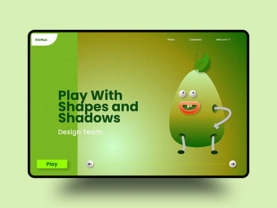 Play With Shapes and Shadows 3d animation christeena chumma chumma.design design graphic design illustration illustrator ui