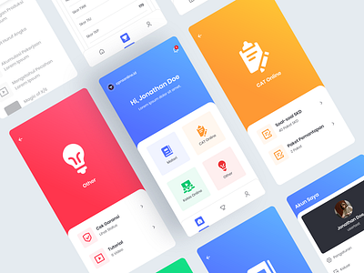 eCourse UI UX Mobile Design Concept