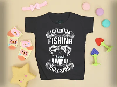 Fishing t-shirt design branding design graphic design illustration logo typography vector