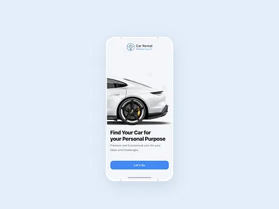 Rent a car booking flow animated animation app booking car electric ios rental tesla