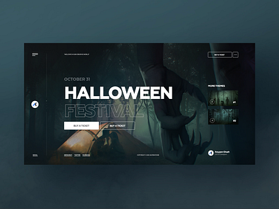 Halloween Theme UI app branding design icon illustration logo typography ui ux vector