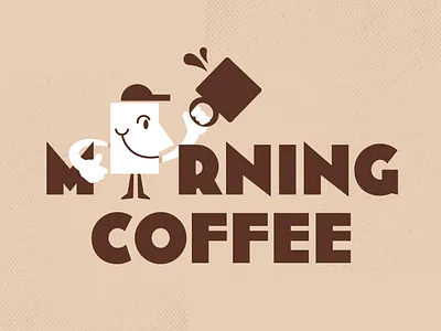 Morning Coffee character design design illustration vector