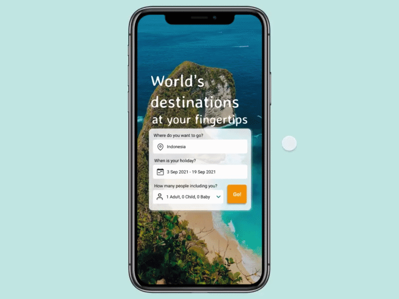 Travel App (Part 2) app design exploration travel travel app ui ux app flow ux flow