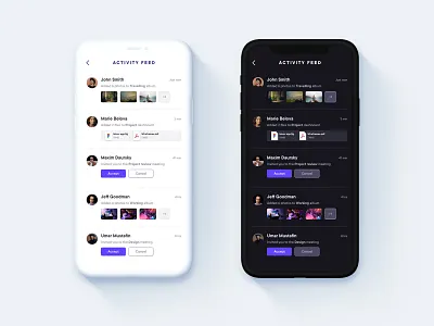 Day 047 - Activity Feed daily100 dailyui day047