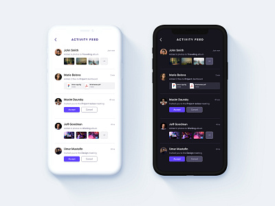 Day 047 - Activity Feed daily100 dailyui day047