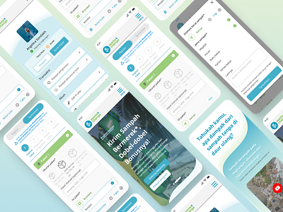 Mobile Web Redesign for Indonesian Recycling Start-up (Part 1) landing page mobile web recycle ui challenge user flow ux challenge web landing page